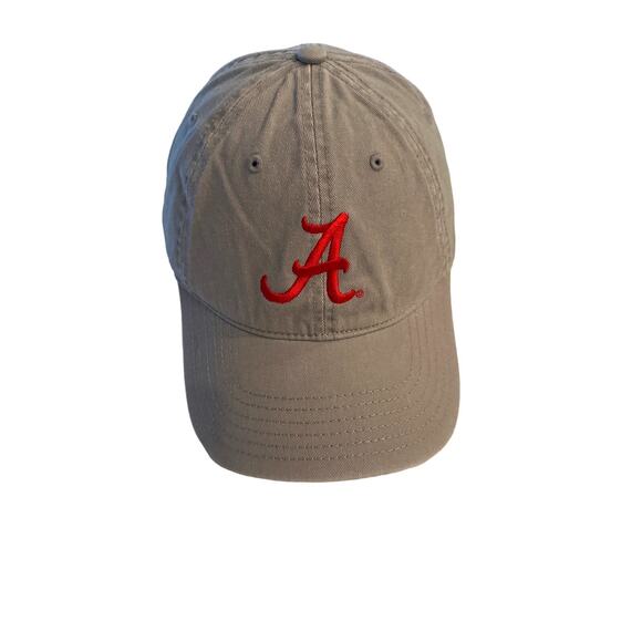 Alabama NCAA Crimson Tide Gray Red Adjustable Hat - Picture 1 of 3
